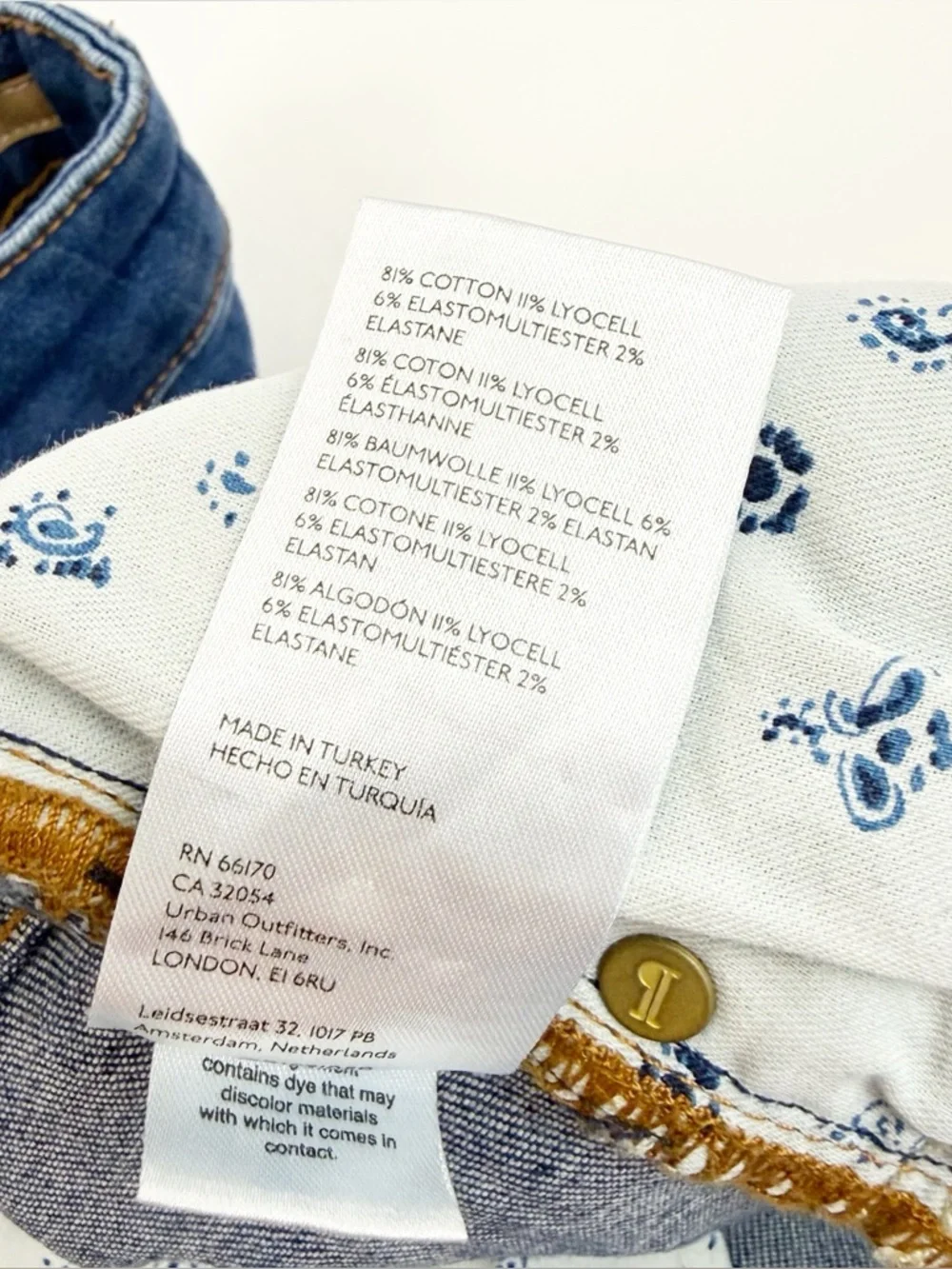 Pilcro X Anthropologie The Icon Flare Jeans Denim Medium Blue High Rise 70’s